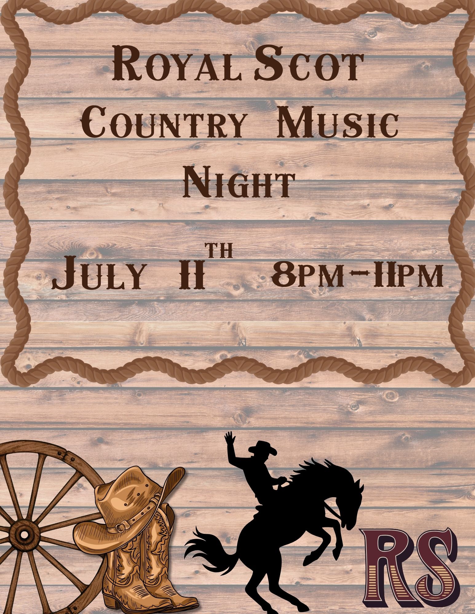 Country Music Theme Night