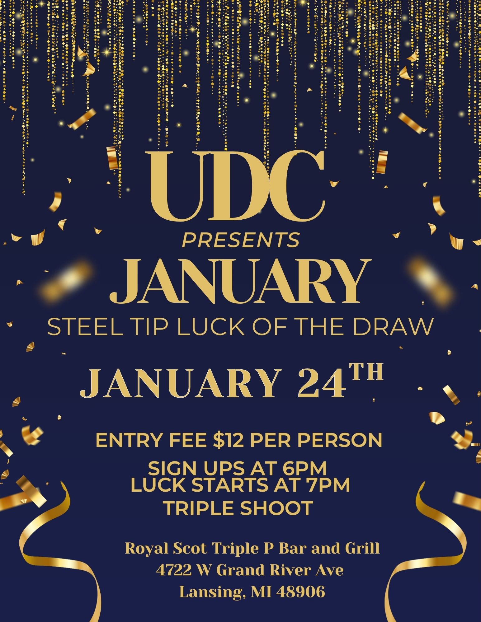 January Luck of the Draw DARTS UDC