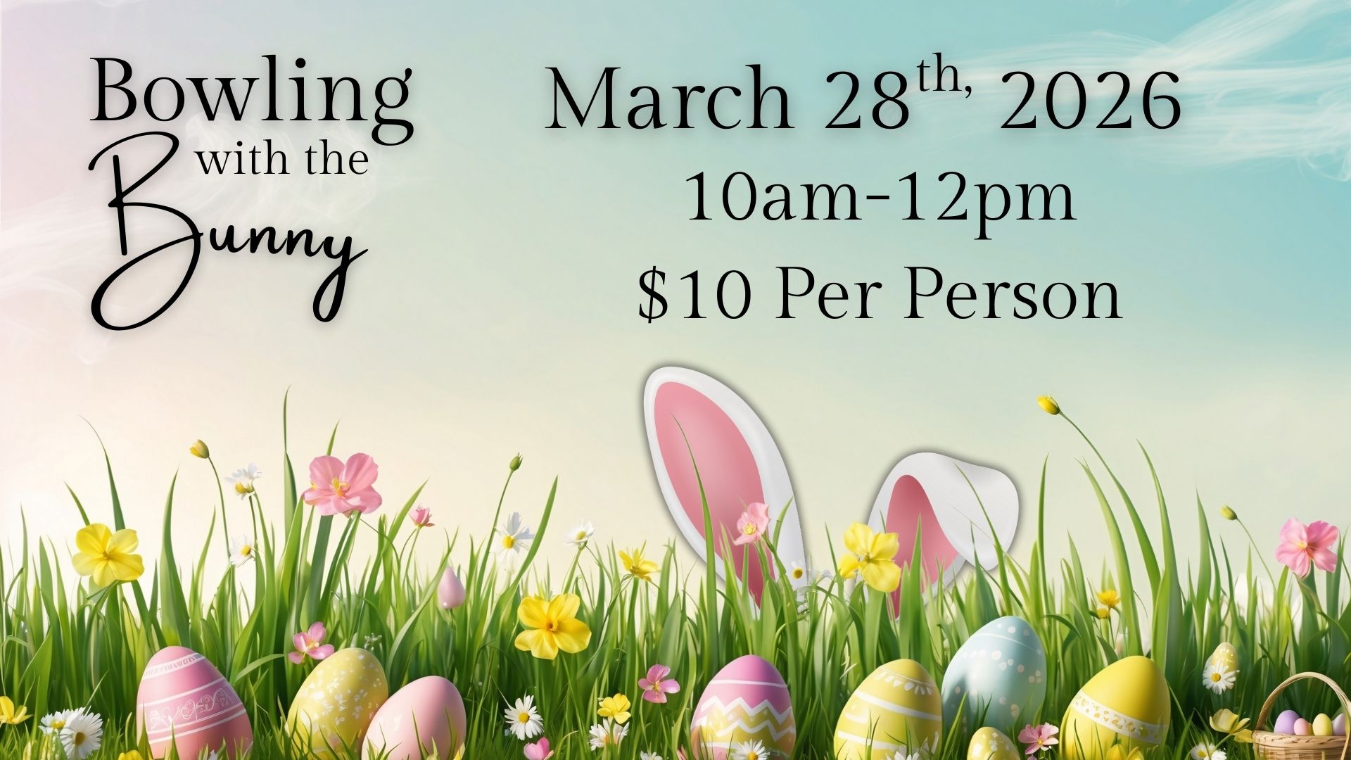 Bowling with the Bunny!